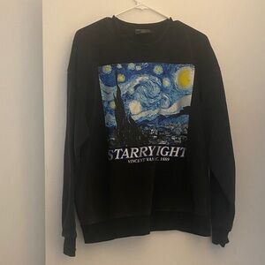 Starry Night Black Sweater